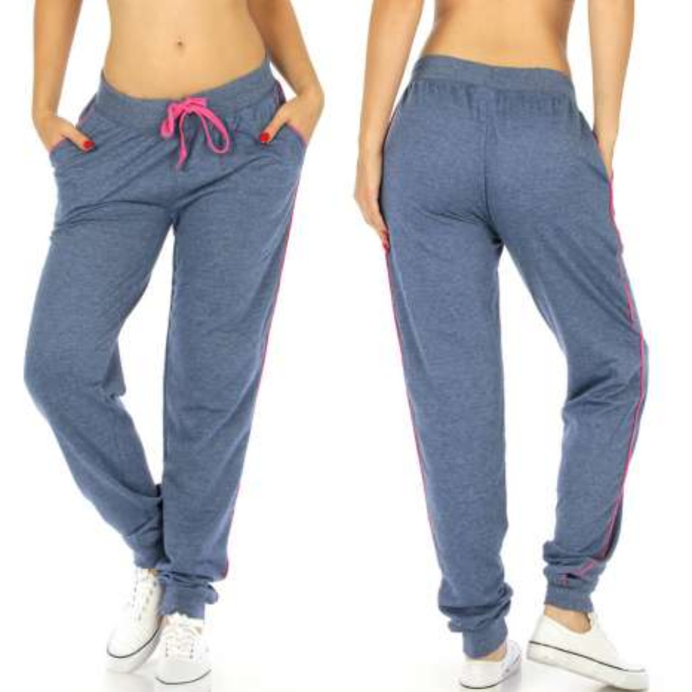 Side Lined Solid Jogger Pants - image 1